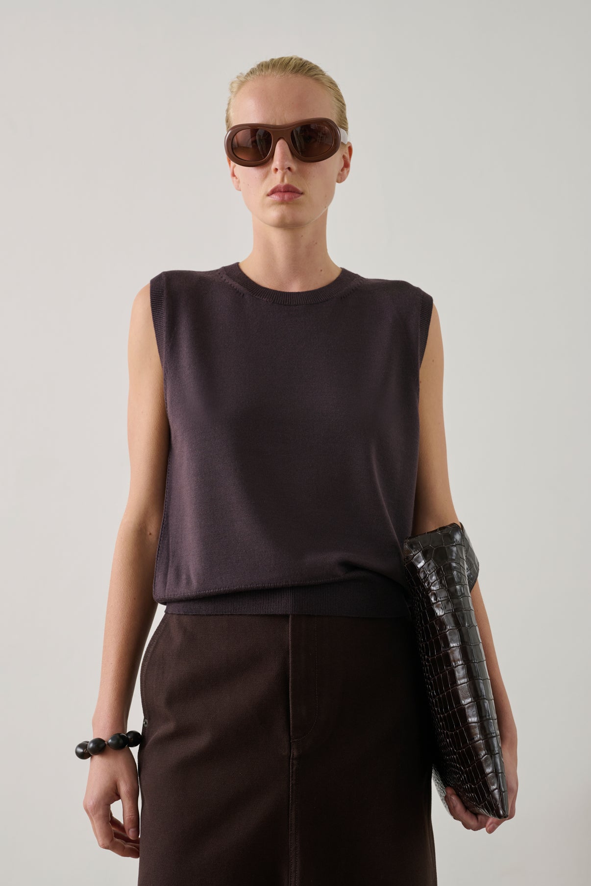 Pull Fargo - Figue - Laine mérinos - Femme vue 2